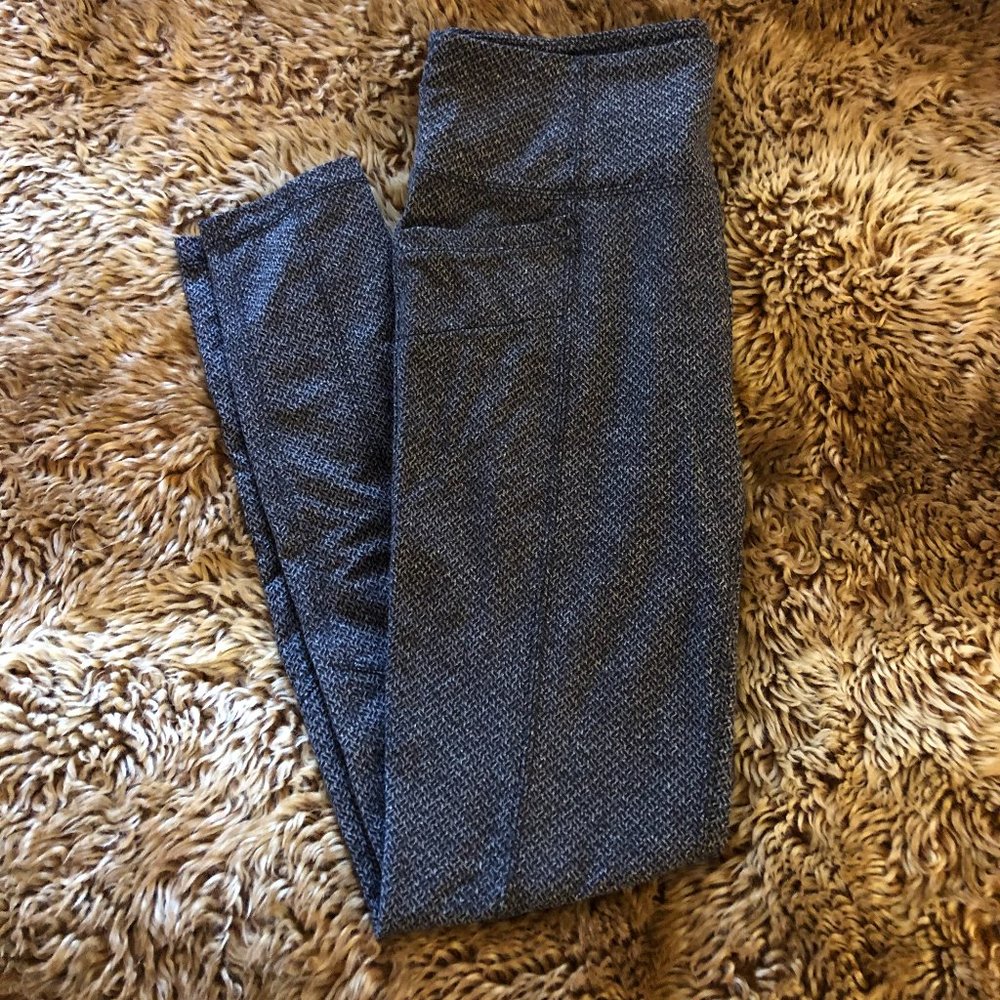 Athleta Herringbone Leggings, Size M